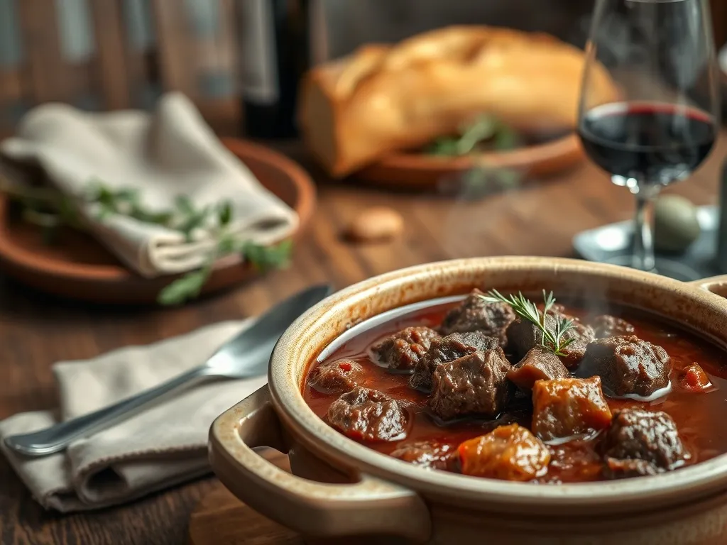Wołowina po burgundzku: przepis na klasyczny francuski gulasz