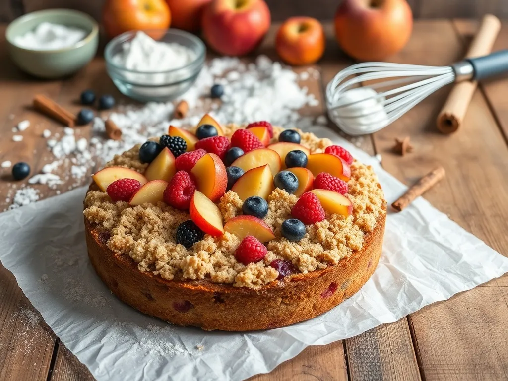 Ciasto ucierane z owocami: prosty przepis na pyszny deser